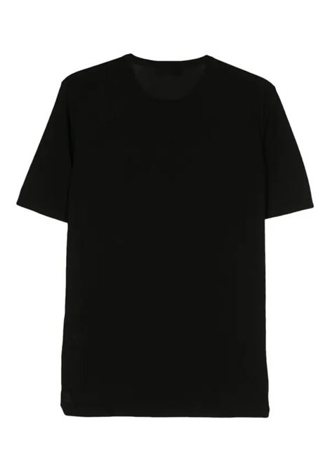 crewneck t-shirt man black ROBERTO COLLINA | RB10021RB1009